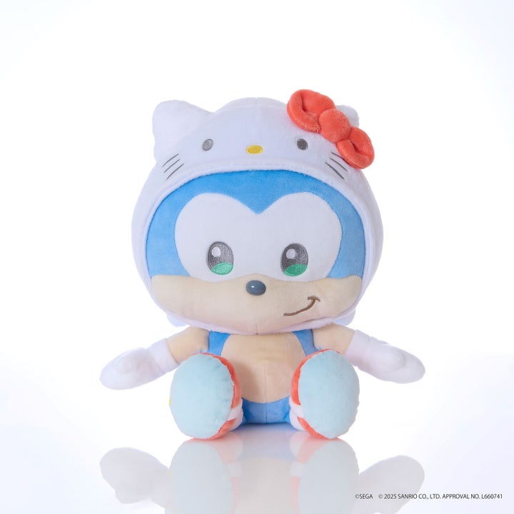 SONIC & FRIENDS Sanrio characters ぬいぐるみM ソニック×ハロー 