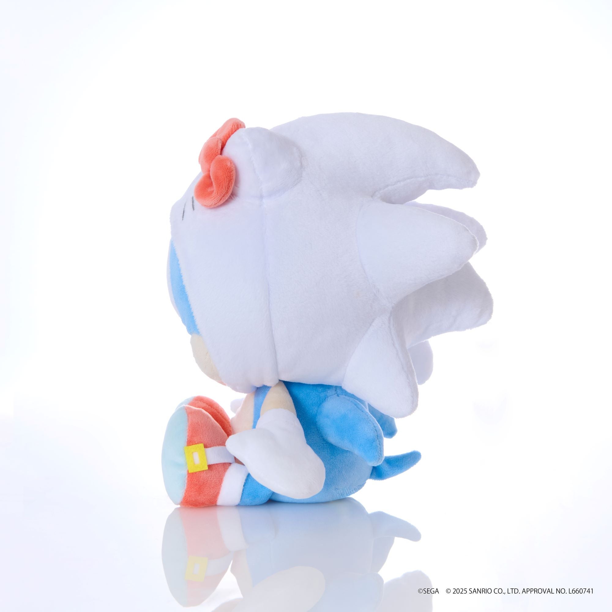 u*i様 レア商品　サンリオ　ハローキティ　ソニック　コラボ　ぬいぐるみ ソニック」×「ハローキティ」!?奇跡のコラボがキュートな