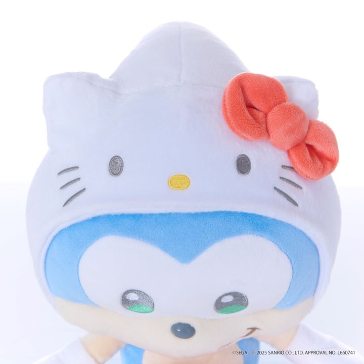 SONIC & FRIENDS Sanrio characters ぬいぐるみM ソニック×ハロー 