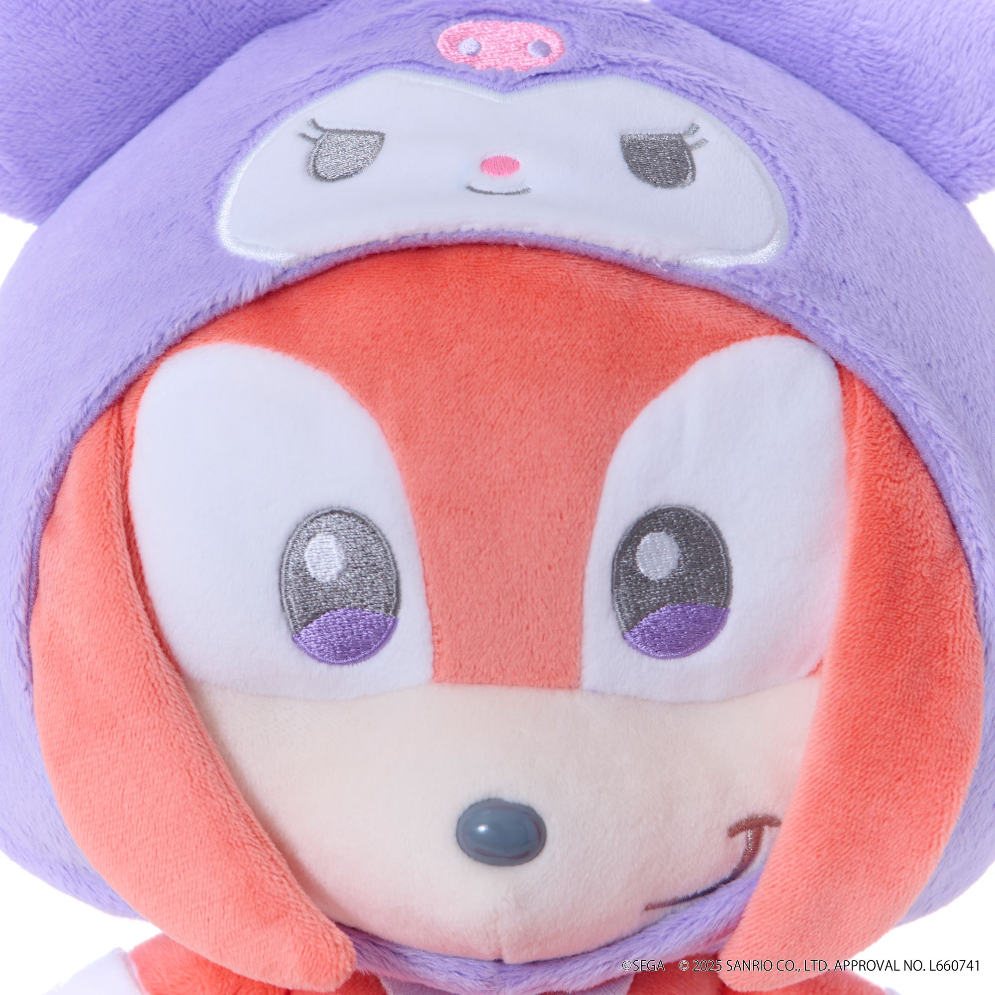 SONIC & FRIENDS Sanrio characters ぬいぐるみMナックルズ×クロミ
