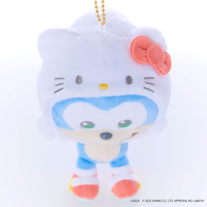SONIC & FRIENDS Sanrio characters マスコットソニック×ハローキティ 