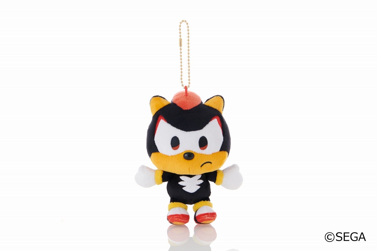 SONIC & FRIENDS マスコット シャドウ　ぬいぐるみ　キーホルダー SONIC ＆ FRIENDS マスコット シャドウ｜セガ フェイブ トイ製品