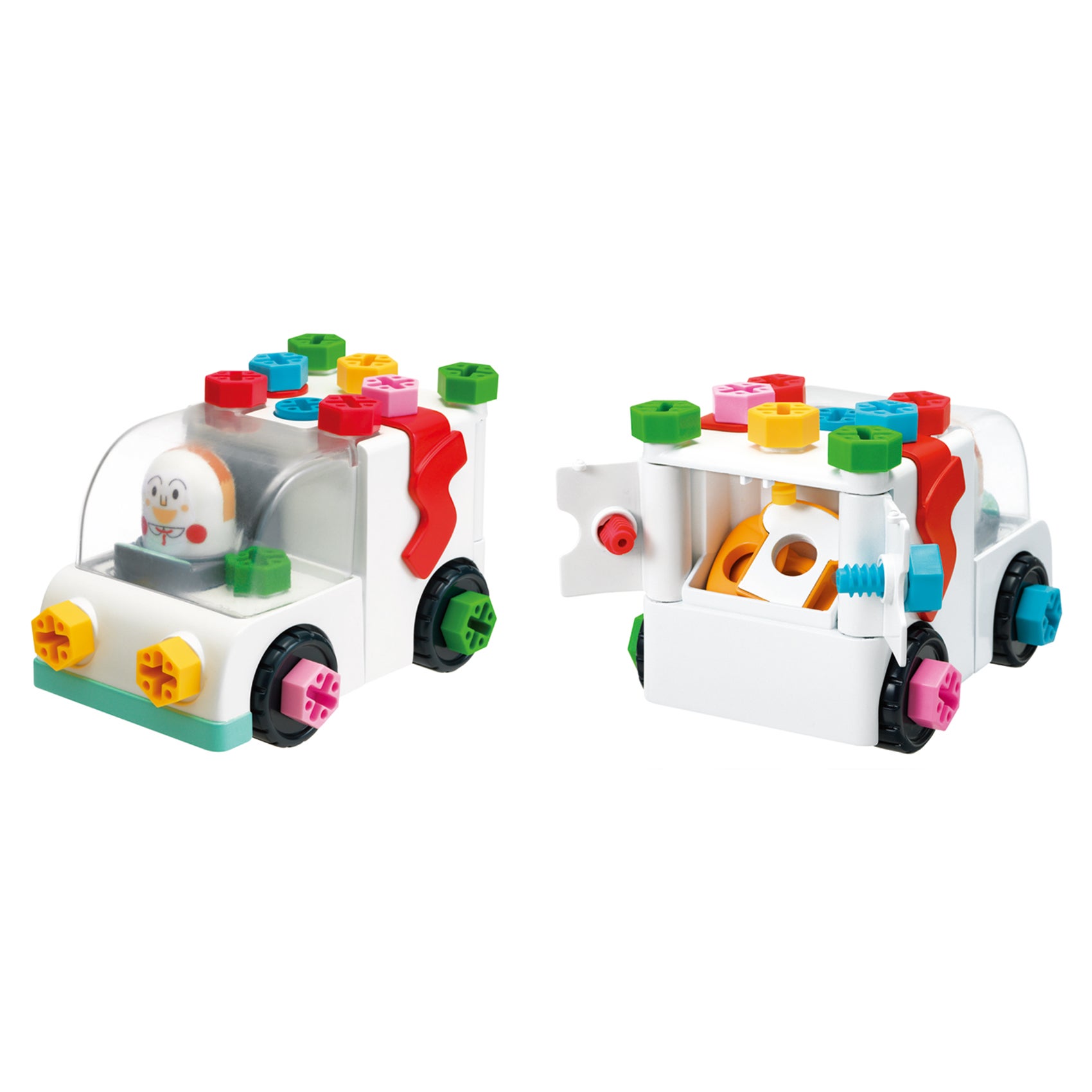 アンパンマン くみたてDIY 配達しますよ♪ねじねじしょくぱんまんごう