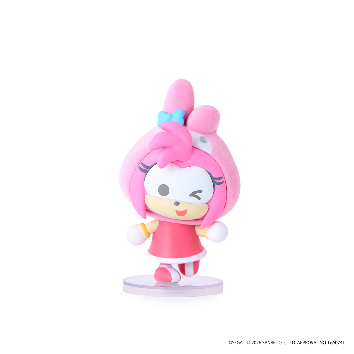 アトリエ ふんわりマスコット SONIC ＆ FRIENDS × Sanrio characters ふわふわフィギュア Enjoy